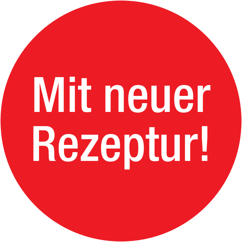 Mit neuer Rezeptur